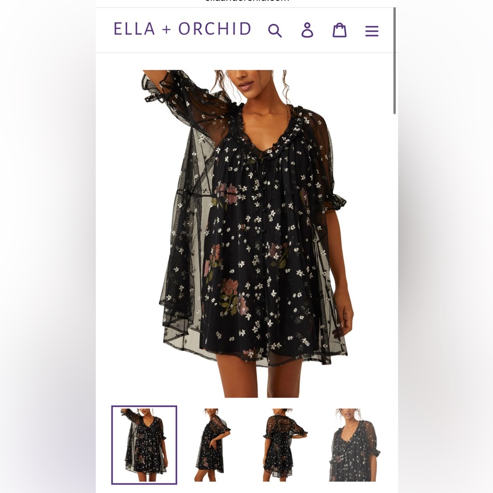Free people love mesh mini dress! New size XS